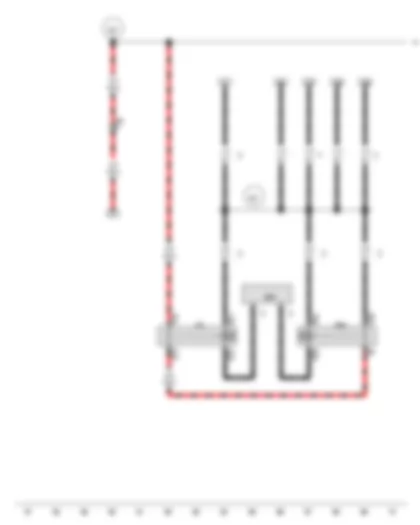 Wiring Diagram  AUDI A4 2013 - Starter motor relay - Starter motor relay 2