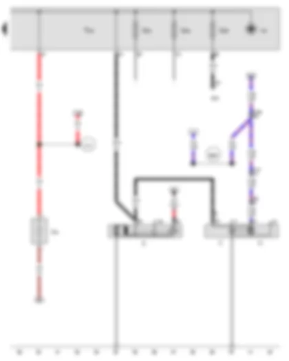 Wiring Diagram  AUDI A4 2014 - Starter - Alternator - Voltage regulator - Terminal 30 wiring junction 2 - Jump start socket