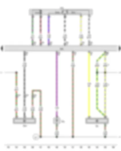 Wiring Diagram  AUDI A4 2012 - Fuel pressure sender - Throttle valve module