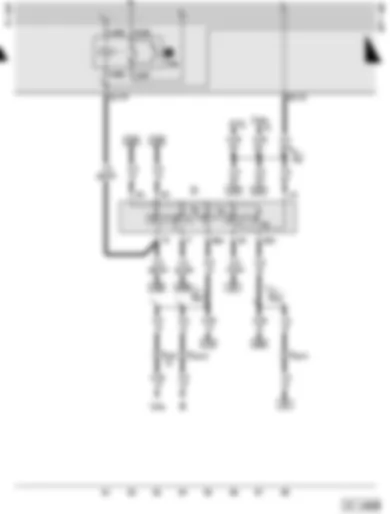 Wiring Diagram  AUDI A4 1995 - Ignition/starter switch - X contact relief relay