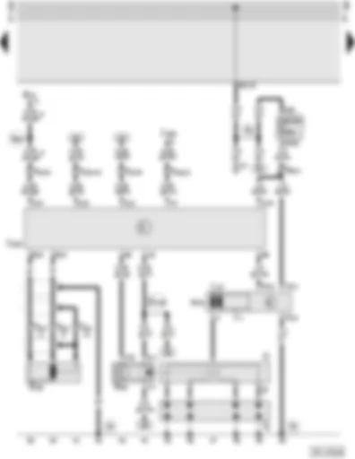 Wiring Diagram  AUDI A4 1995 - Motronic control unit - engine speed sender - hall sender - ignition coil