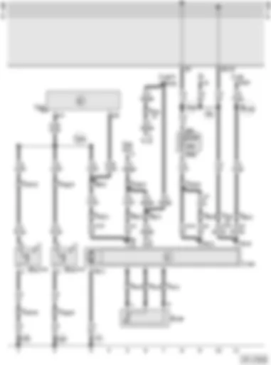 Wiring Diagram  AUDI A4 1995 - Electric sliding sunroof with automatic preselector