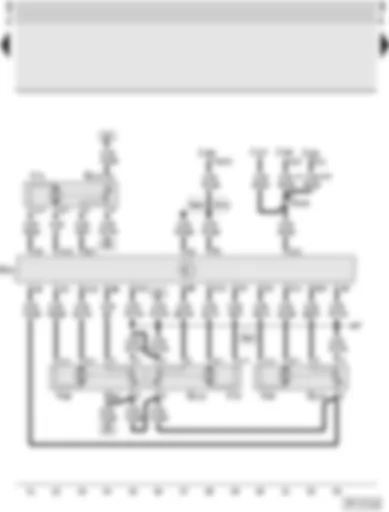 Wiring Diagram  AUDI A4 1995 - Air conditioner with automatic control
