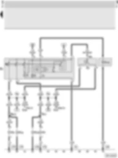 Wiring Diagram  AUDI A4 1995 - Trailer coupling