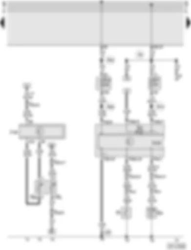Wiring Diagram  AUDI A4 1995 - Multi-point injection control unit - dash panel insert - oil pressure switch - coolant temperature sender