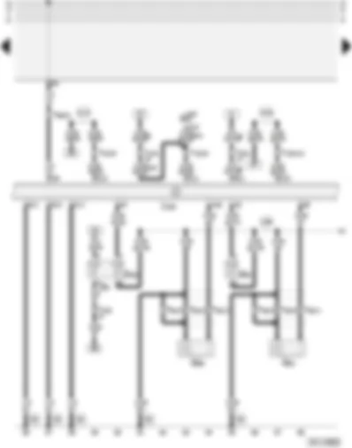 Wiring Diagram  AUDI A4 1996 - Motronic control unit - coolant temperature sender - knock sensors