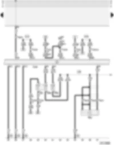 Wiring Diagram  AUDI A4 1996 - Motronic control unit - knock sensors - coolant temperature sender