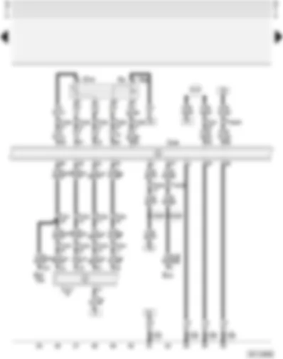 Wiring Diagram  AUDI A4 1996 - Diesel direct injection system control unit - accelerator pedal position sender