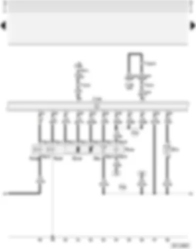 Wiring Diagram  AUDI A4 1996 - Diesel direct injection system control unit