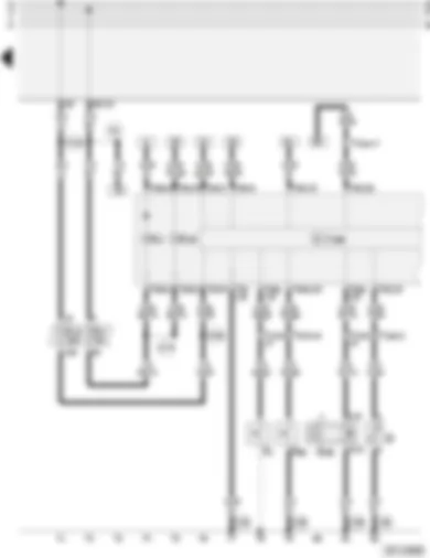 Wiring Diagram  AUDI A4 1996 - Dash panel insert - mini-check system control unit - fuel gauge sender - vehicle speed sender - oil pressure switch