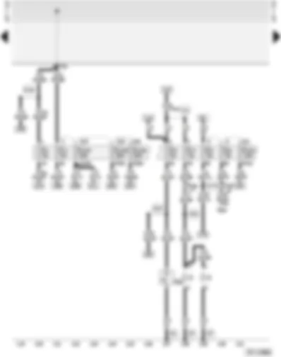 Wiring Diagram  AUDI A4 1997 - Fuse box - number plate light - glove box light