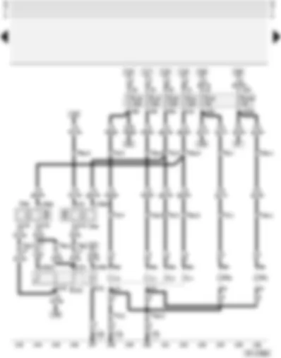 Wiring Diagram  AUDI A4 1997 - Fuse box - headlights - headlight range control