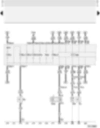Wiring Diagram  AUDI A4 1997 - Dash panel insert - vehicle speed sender - oil pressure switch - mini-check system control unit