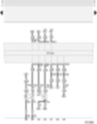 Wiring Diagram  AUDI A4 1997 - Dash panel insert - combi-processor in dash panel insert - fuel pump