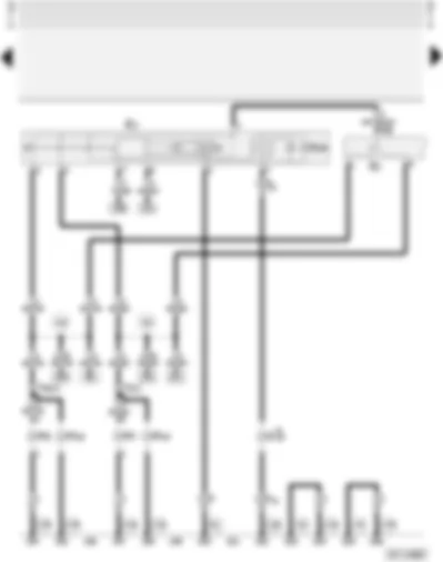Wiring Diagram  AUDI A4 1997 - Turn signals and hazard warning lights