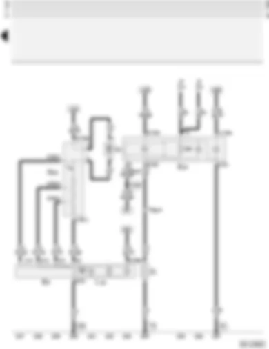 Wiring Diagram  AUDI A4 1997 - Fresh air blower - heated rear window