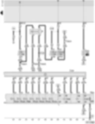 Wiring Diagram  AUDI A4 1996 - Anti-lock brake system with four-wheel drive