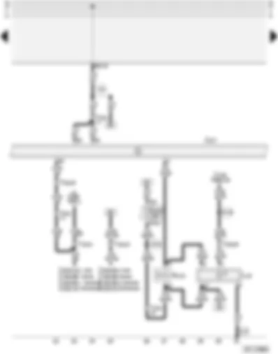 Wiring Diagram  AUDI A4 1996 - Five-speed automatic gearbox with selector lever lock (01V)