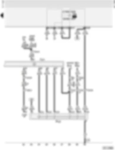 Wiring Diagram  AUDI A4 1996 - Five-speed automatic gearbox with selector lever lock (01V)