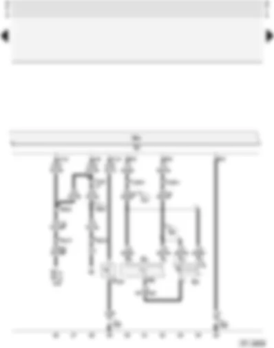 Wiring Diagram  AUDI A4 1996 - Central locking system with interior lights switch-off delay - infra-red reciver and anti-theft alarm system with interior monitoring