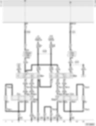 Wiring Diagram  AUDI A4 1998 - Heated seats (without heated steering wheel)