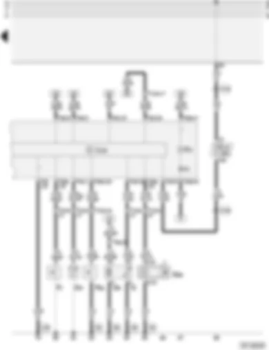 Wiring Diagram  AUDI A4 1996 - Dash panel insert - combi-processor in dash panel insert - vehicle speed sender - oil pressure switch - fuel pump
