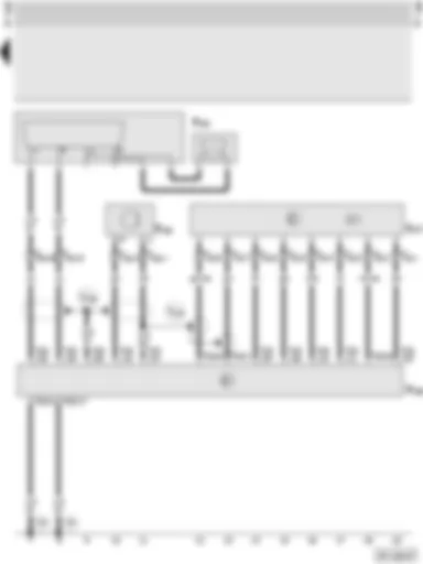 Wiring Diagram  AUDI A4 1996 - Telephone AEG (D-network) - Audi Avant