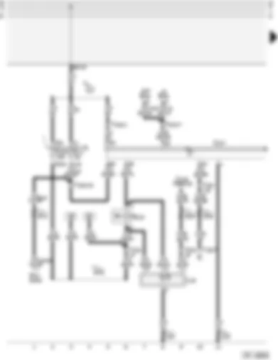 Wiring Diagram  AUDI A4 1996 - 4-speed automatic gearbox with selector lever lock (01N) - applicable from January 1996 onwards