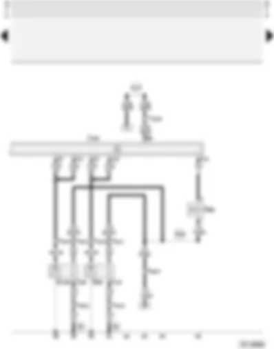 Wiring Diagram  AUDI A4 1997 - Multi-point injection control unit - fuel pump relay - lambda probes with heating
