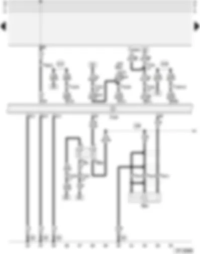 Wiring Diagram  AUDI A4 1997 - Motronic control unit - knock sensors - coolant temperature sender