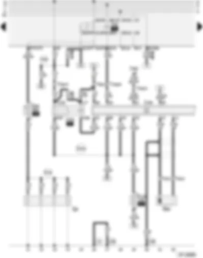 Wiring Diagram  AUDI A4 1997 - Diesel direct injection system control unit - diesel direct injection system relay - glow plugs