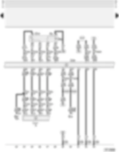 Wiring Diagram  AUDI A4 1997 - Diesel direct injection system control unit - accelerator pedal position sender