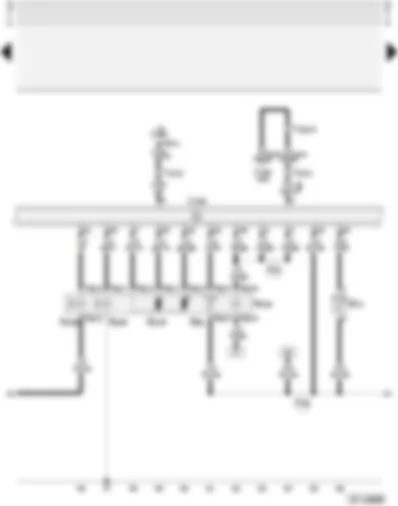 Wiring Diagram  AUDI A4 1997 - Diesel direct injection system control unit