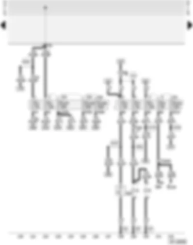 Wiring Diagram  AUDI A4 1997 - Fuse box - number plate light - glove box light
