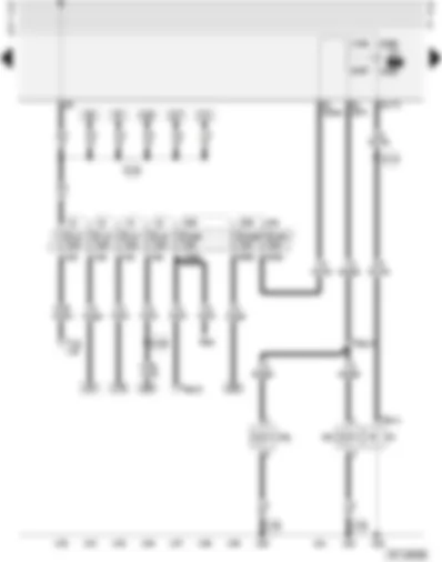 Wiring Diagram  AUDI A4 1997 - Fuse box - horn