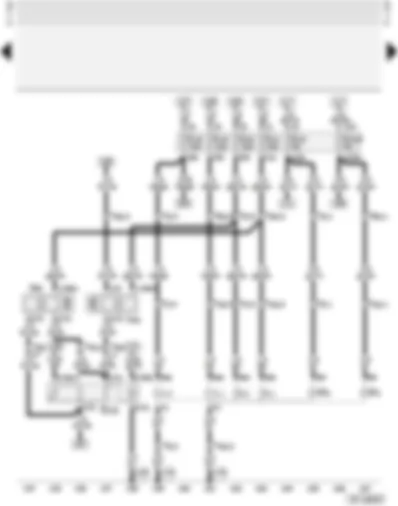 Wiring Diagram  AUDI A4 1997 - Fuse box - headlights - headlight range control