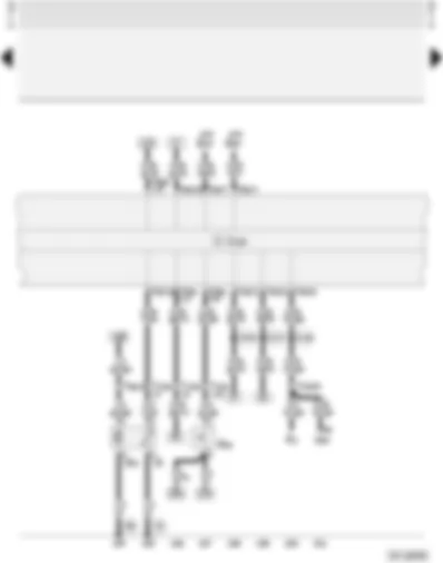 Wiring Diagram  AUDI A4 1997 - Dash panel insert - combi-processor in dash panel insert - handbrake warning - fuel pump
