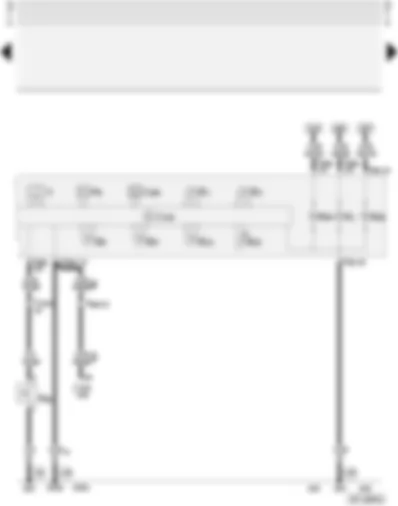 Wiring Diagram  AUDI A4 1997 - Dash panel insert - combi-processor in dash panel insert - coolant monitoring - analogue clock - fuel gauge - rev. counter - speedometer - switches and instruments - lighting control
