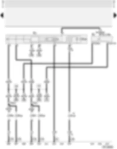 Wiring Diagram  AUDI A4 1997 - Turn signals and hazard warning lights