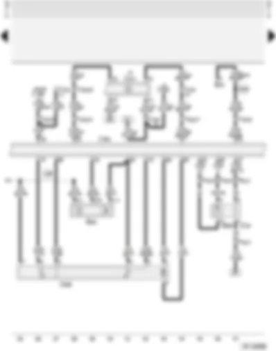 Wiring Diagram  AUDI A4 1997 - Simos control unit - throttle valve control unit - lambda probe - hall sender