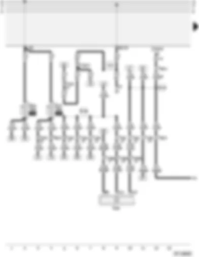 Wiring Diagram  AUDI A4 2000 - Electric windows - 4-door (with roll-back function)