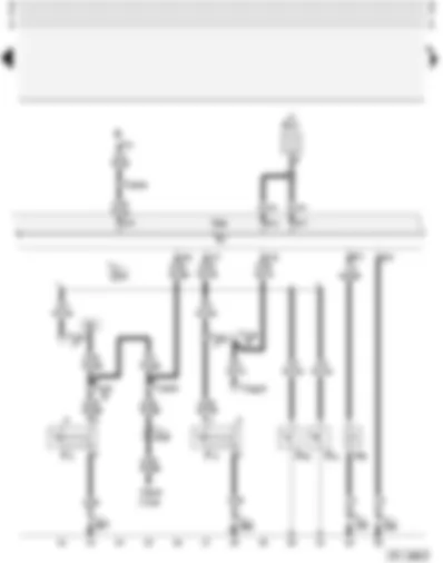 Wiring Diagram  AUDI A4 1997 - Central locking system with interior lights switch-off delay and anti-theft alarm system with interior monitoring