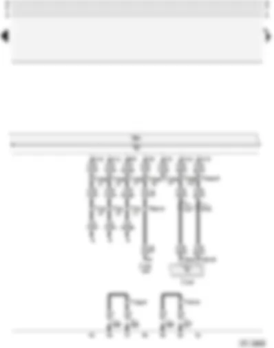 Wiring Diagram  AUDI A4 1997 - Central locking system with interior lights switch-off delay and anti-theft alarm system with interior monitoring