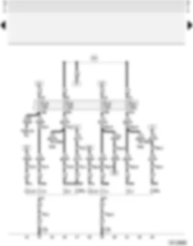 Wiring Diagram  AUDI A4 1997 - Front and rear fog lights