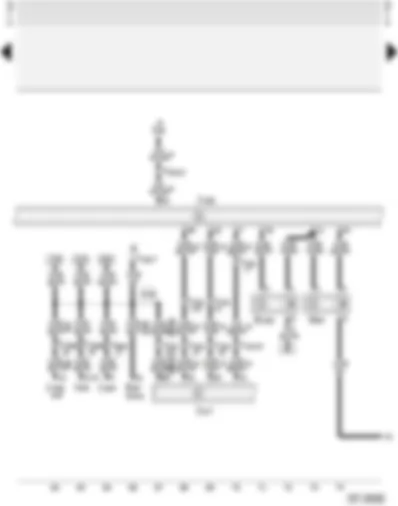 Wiring Diagram  AUDI A4 1998 - Motronic control unit - hall sender - diagnostic connector