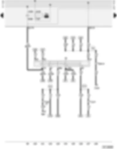 Wiring Diagram  AUDI A4 1998 - Ignition/starter switch - X contact relief relay