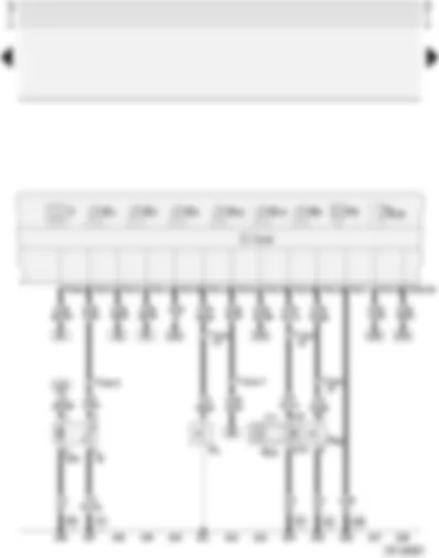 Wiring Diagram  AUDI A4 1998 - Dash panel insert - combi-processor in dash panel insert - coolant monitoring - analogue clock - fuel gauge - rev. counter - speedometer - switches and instruments - lighting control - vehicle speed sender - fuel pump - oil pressure switch