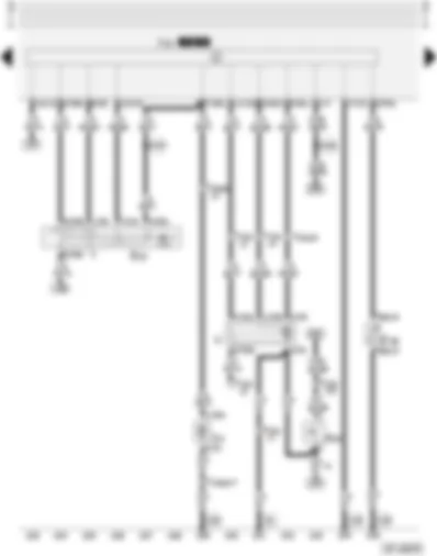 Wiring Diagram  AUDI A4 1998 - Windscreen washer/wiper system