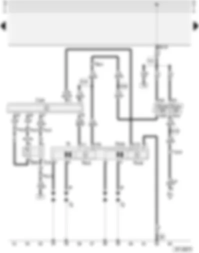 Wiring Diagram  AUDI A4 2002 - Motronic control unit - lambda probe - ignition system