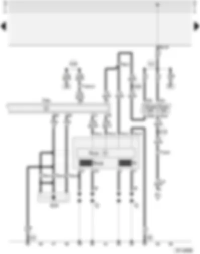 Wiring Diagram  AUDI A4 1998 - Simos control unit - ignition system - engine speed sender